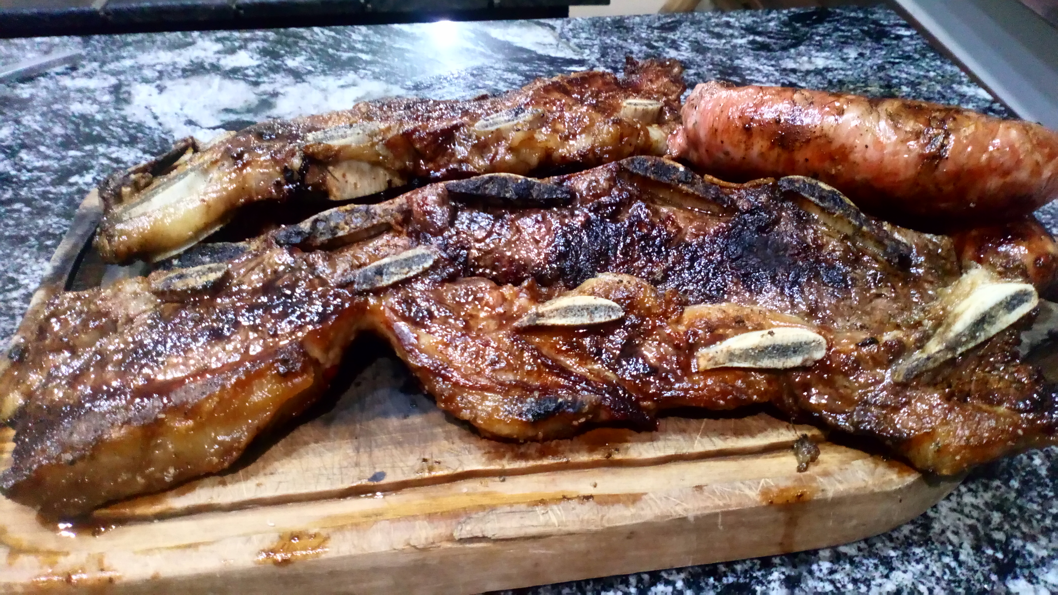 Tradición del asado en La Obra